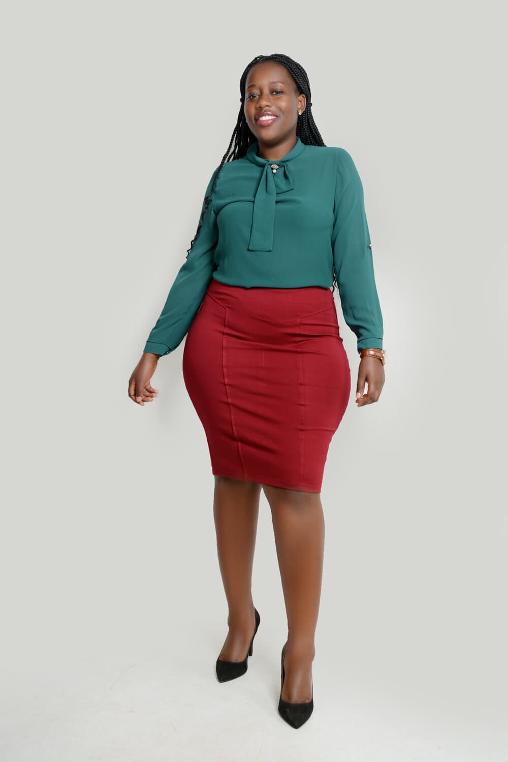 Wrap Midi Skirt