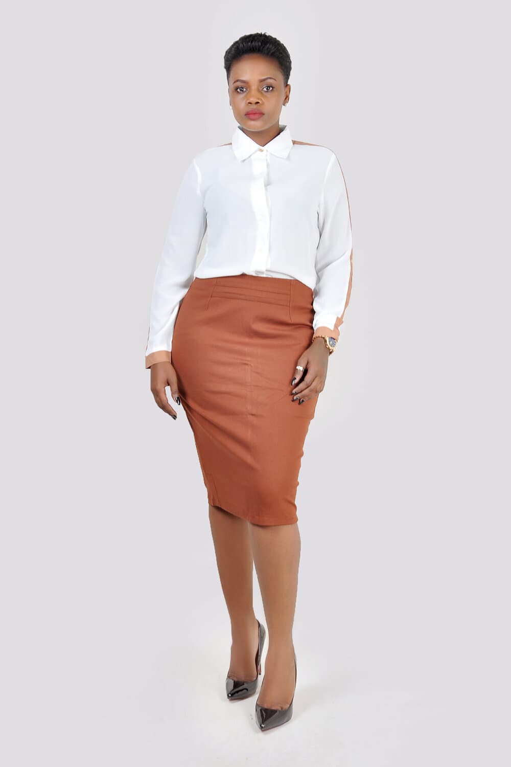 Asymmetrical Hem Skirt